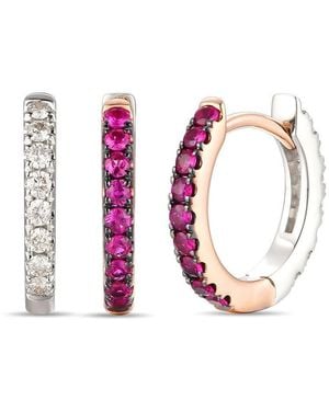 Le Vian Passion Ruby Earrings Set - Pink