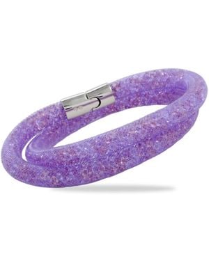 Swarovski Stardust Mauve Double Bracelet 5120044 - Purple