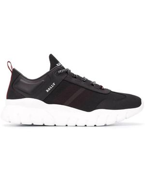 Bally Brody Nabuk Calf Leather Trainers - Black