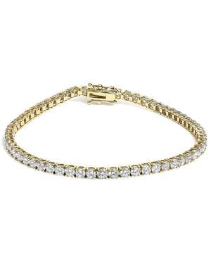 Haus of Brilliance 14K Classic 5.00 Cttw Diamond Tennis Bracelet - Metallic