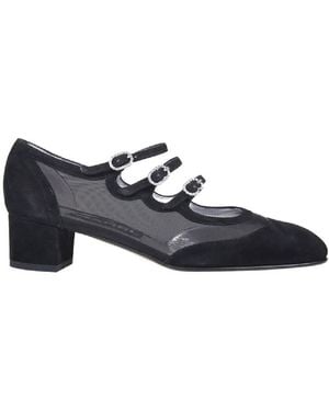 CAREL PARIS Paris Kinight Patent Leather Court Shoes, Brand Size 38 Us - Blue