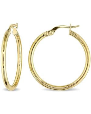 Amour Hoop Earrings - Metallic