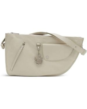 Burberry Shield Twin Shoulder Bag - Grey