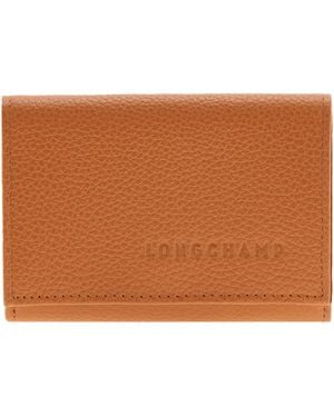 Longchamp Le Foulonne Compact Wallet - Brown