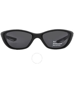 Nike Dark Grey Wrap Sunglasses Zone Dz7356 010 66