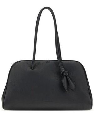 Jacquemus Calf Leather Shoulder Bag - Black