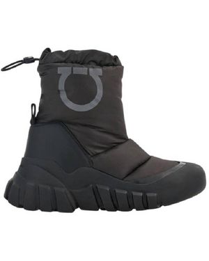 Ferragamo Deode Gancini Padded Ski Boots - Black