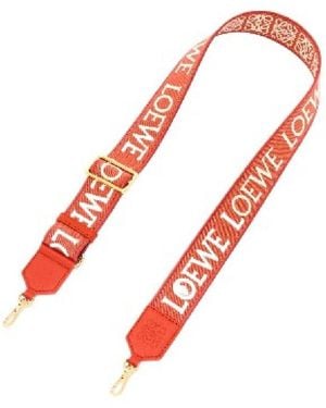 Loewe Anagram Strap - Red