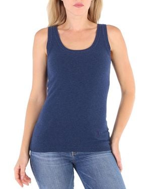 Burberry Ladies Ink Knit Tank - Blue