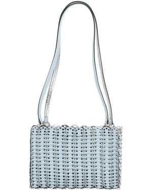 Rabanne Flip 1969 Shoulder Bag - Blue