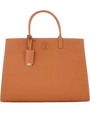 Burberry Warm Russet Grainy Leather Medium Frances Bag - Brown