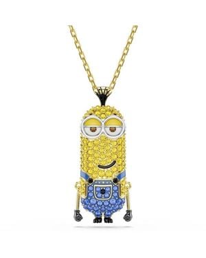 Swarovski Minions-Tone Plated Necklace - Metallic