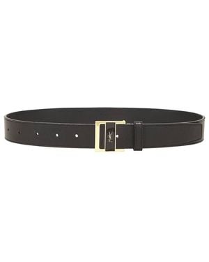 Saint Laurent Gio Belt - Black