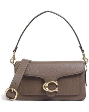 COACH Tabby 26 Leather Shoulder Bag - Grey