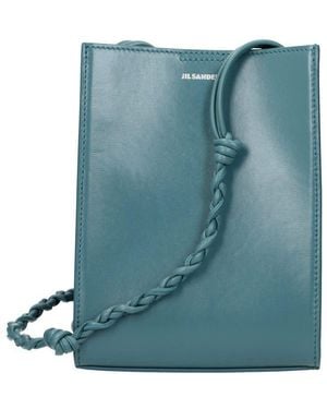 Jil Sander Leather Crossbody Bag - Green