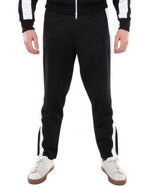 KENZO Applique Logo Tapered Leg Trousers - Black