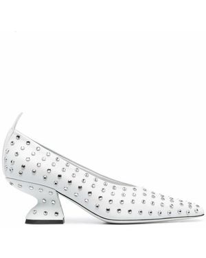 Ferragamo Ladies Heels, Us - White