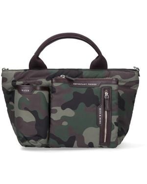 Anya Hindmarch E/W Multi Pocket Tote Bag - Black