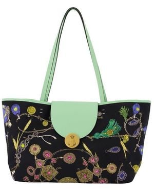 Versace St. Broken Jewels Tote Bag - Green