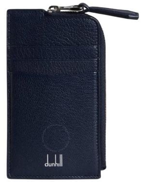 dunhill Duke Fine Leather Card Case - Blue