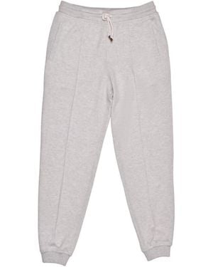 Brunello Cucinelli Cashmere Athletic Pants - Gray
