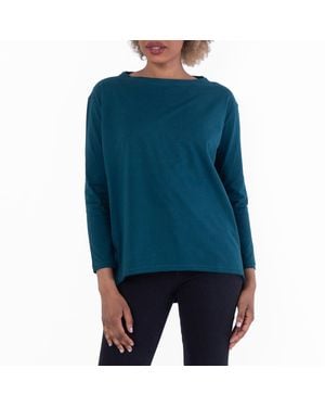 The Good Tee Organic Cocoon Long-Sleeve Top - Green