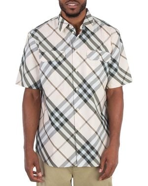 Burberry Check Cotton Shirt - Multicolour