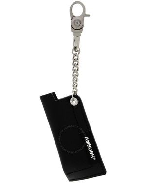Ambush Leather Lighter Keychain - Black