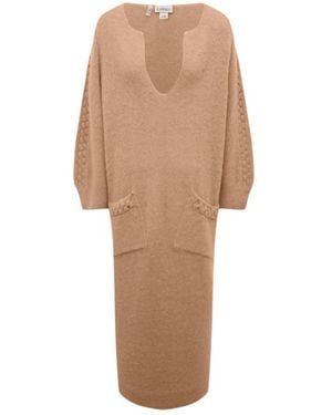 La Perla Wool Dress - Natural