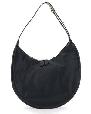 Liffner Shoulder Bag With Top Handle - Black