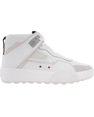Moncler Promyx Space High-Top Trainers, Brand Size 43 Us - White