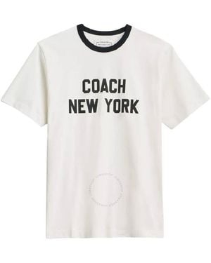 COACH New York T Shirt - White