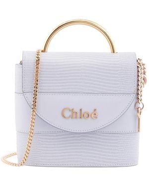 Chloé Light Cloud Aby Lock Crossbody Bag - Purple