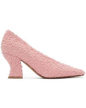Bottega Veneta 75Mm Boucl Court Shoes - Pink
