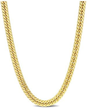 Amour 5.5Mm Double Curb Link Chain Necklace - Metallic