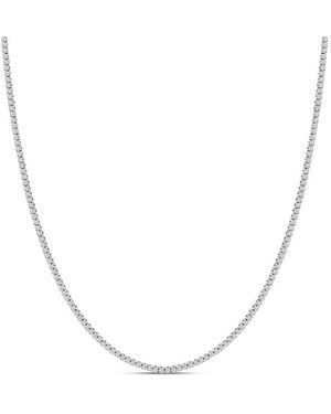 Haus of Brilliance 14K 3.0 Cttw Diamond Tennis Necklace - Metallic