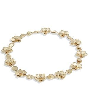 Marco Bicego Petali Collection 18K And Diamond Flower Collar - Metallic
