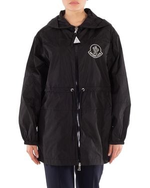Moncler Veirade Hooded Parka, Brand Size 1 - Black
