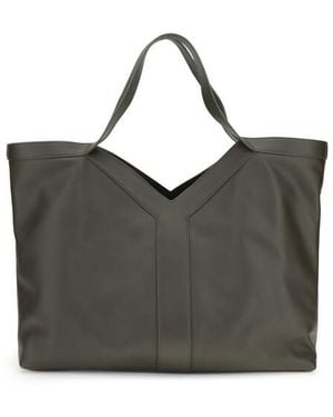 Saint Laurent Oversized Leather Y Tote Bag - Black