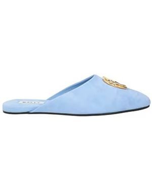 Bally Gylon Logo Emblem Slippers, Brand Size 35 Us - Blue