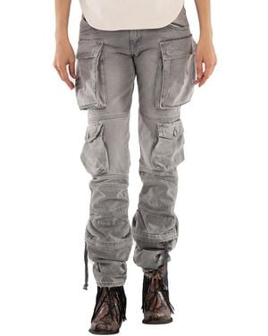 The Attico Ladies Essie Long Trousers - Grey