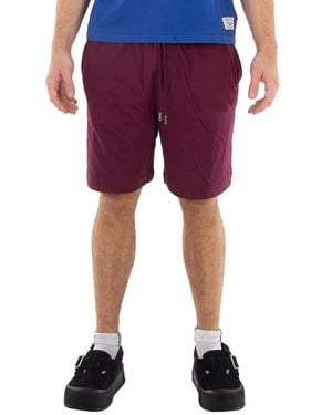 Dries Van Noten Wine Drawstring Shorts - Red
