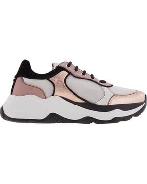 Bally Bahati Calf Suede Trainers, Brand Size 35 Us - Multicolour