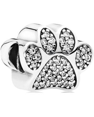 PANDORA Paw Charm With Cubic Zirconia - Black