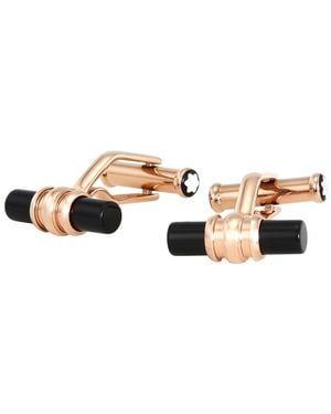 Montblanc Meisterstuck-Tone Onyx Cufflinks 113395 - Metallic