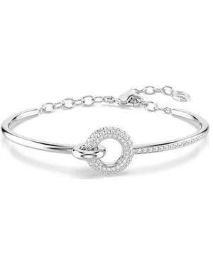 Swarovski Dextera Round Cut Bangle - Metallic