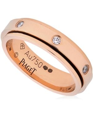 Piaget Possession 18K Rose .13 Ct Rose Diamond Ring - Natural