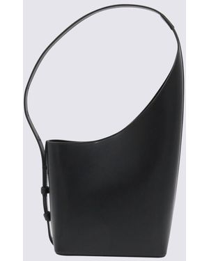 Aesther Ekme Leather Demi Lune Shoulder Bag - Black