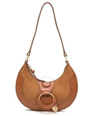 See By Chloé Hana Half-Moon Shoulder Bag - Brown