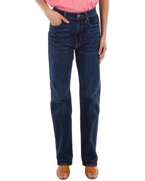 Polo Ralph Lauren High-Waist Denim Jeans, Waist - Blue